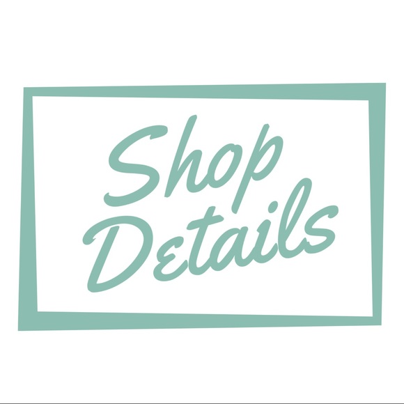 SHOP DETAILS β¨ - Picture 1 of 1